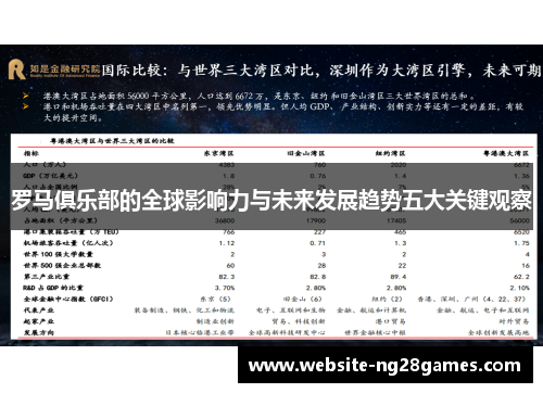 罗马俱乐部的全球影响力与未来发展趋势五大关键观察